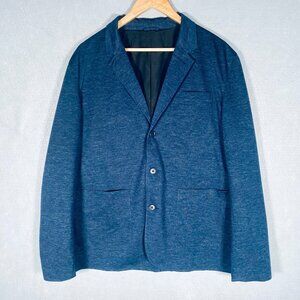 Proof Huckberry Jacket Mens L 42 Blue Soft Shell Sport Coat Blazer